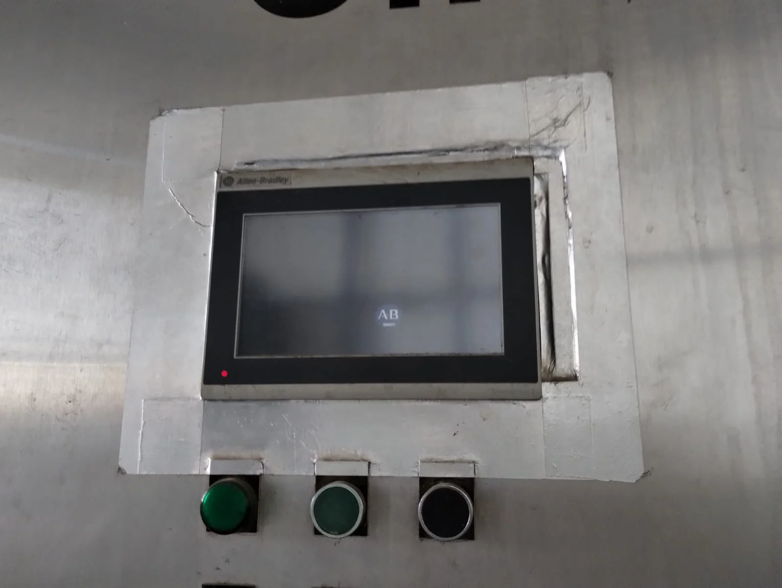 Pantalla HMI de control